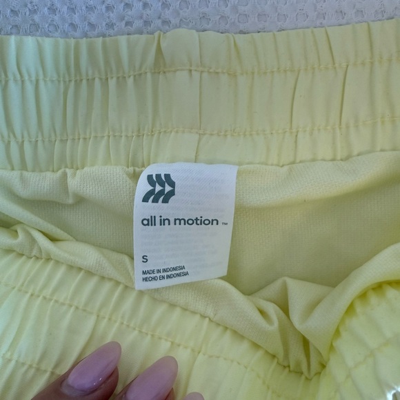 All in Motion Yellow Ribbed Workout Set - Picture 2 of 5